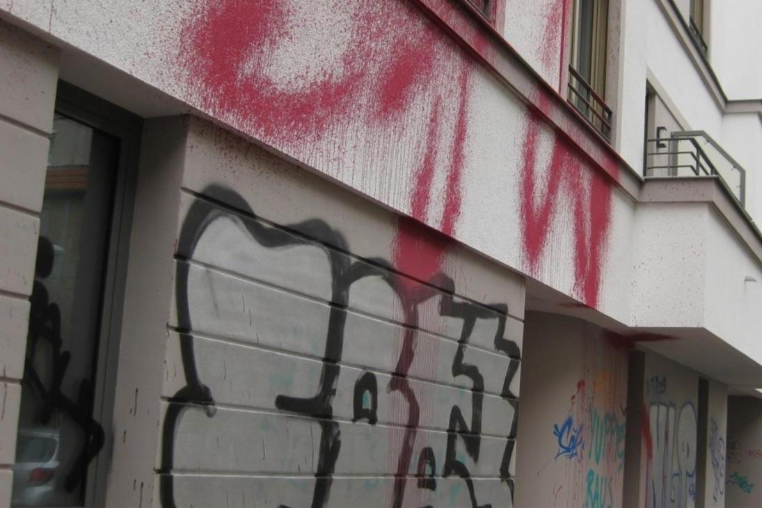 Graffiti an einer Hauswand