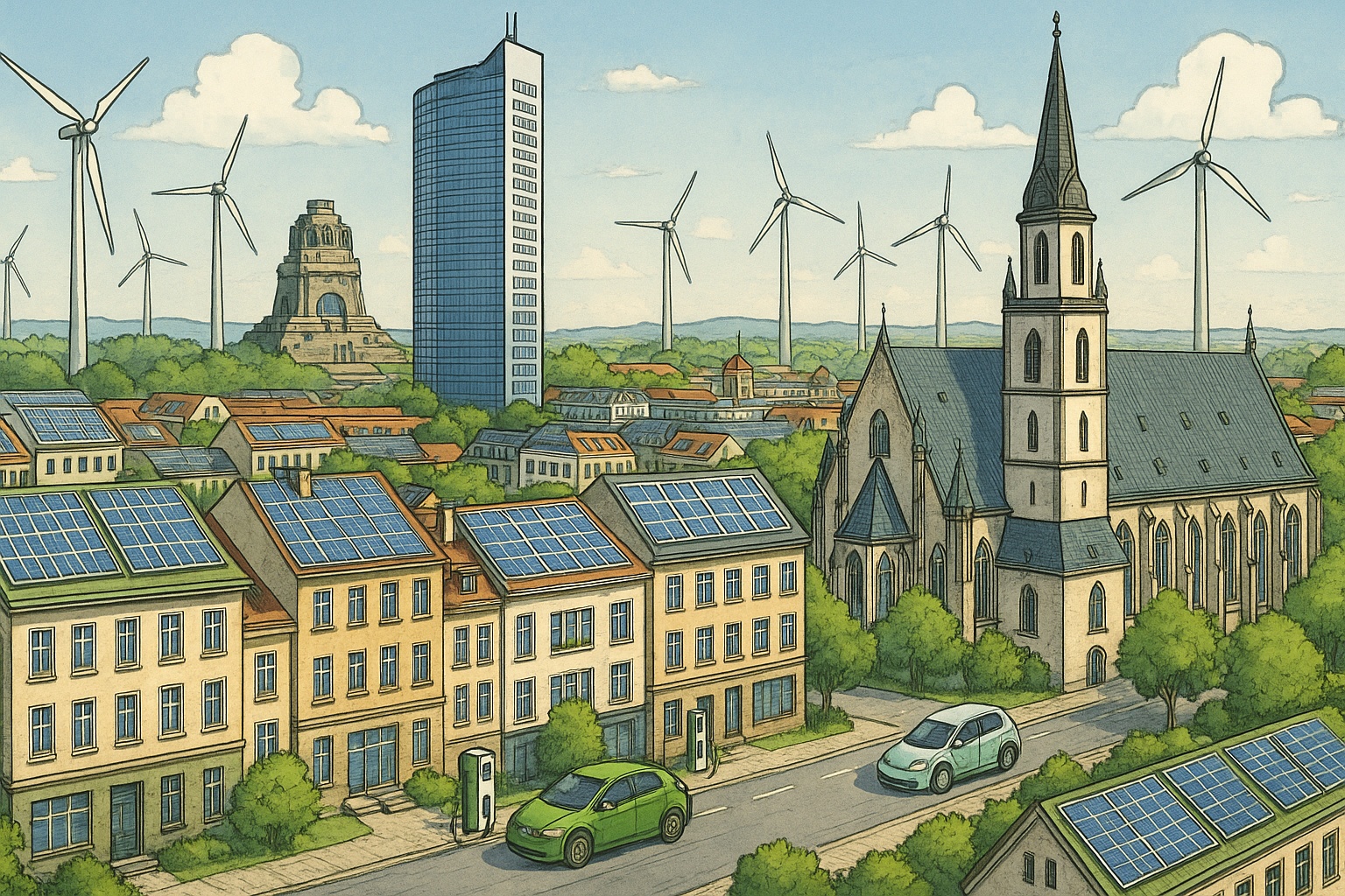 Leipzig in der Energiewende (Symbolbild)